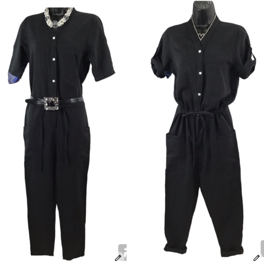 Caara black Keep It Cool jumpsuit XS NWT